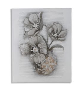 DIPINTO SU TELA WITHERED FLOWER CM 80X3X100