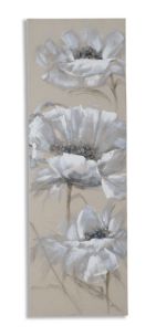DIPINTO SU TELA SOFT FLOWER CM 40X3X120