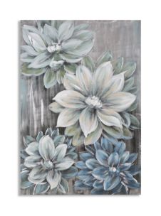 DIPINTO SU METALLO FLOWER -A- CM 70X3,5X100