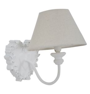 LAMPADA DA MURO SHABBY -E- CM 17X17X23
