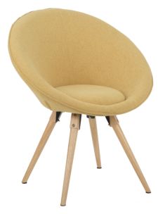 POLTRONA MISSION SENAPE CM 74X63X80 (ALTEZZA SEDUTA CM 50)