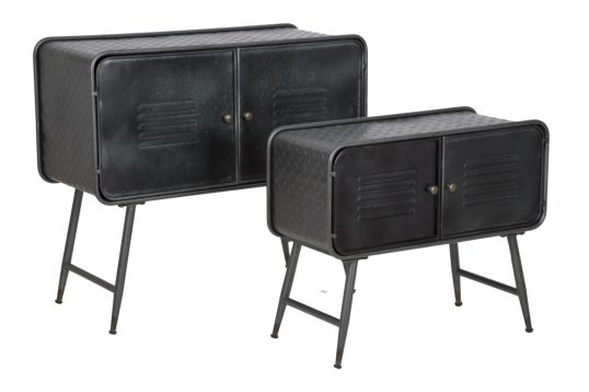 MOBILETTO IRON SCHOOL COPPIA CM 88X38X78 - CM 70,5X30X58,5