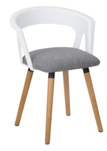 SEDIA PACIFIC GRIGIA CM 55X52,5X72 (ALTEZZA SEDUTA CM 47)