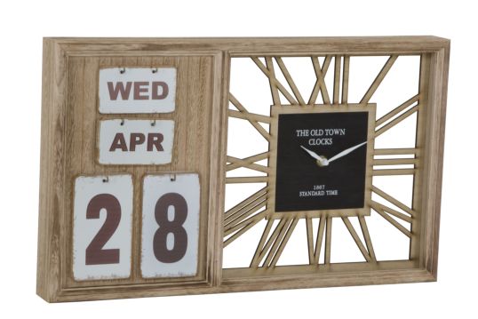 OROLOGIO DA MURO TRAVEL DAY CM 50X5X30