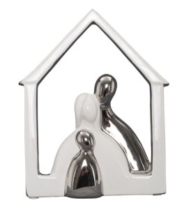 DECORAZIONE FAMILY CM 15,5X6,5X18,5 MIN 3