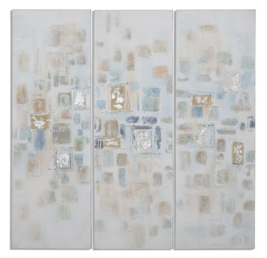 DIPINTO SU TELA FALL IMPRESSION CM 30X3X90 SET 3 PZ