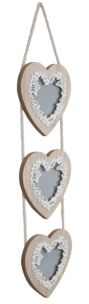 CORNICE DA MURO TRIPLA LIVE LAUGH LOVE CM 13X1,3X53 (MISURA INTERNA CM8X8) MIN 3