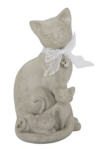 GATTO STONE FAMIGLIA CM 12,5X11,5X20,5 MIN 3