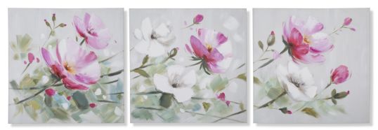 DIPINTO SU TELA ANAIS CM 60X3X60 SET 3 PZ
