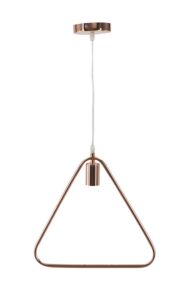 LAMPADARIO TRIANGLE COL. RAME CM 33X1,5X31,5