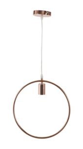 LAMPADARIO CIRCLE COL. RAME CM Ø 32X1,5