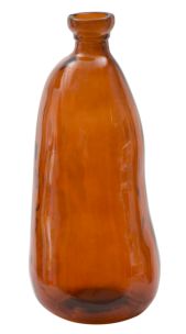 VASO VETRO RICICLATO OFF CM Ø 22X51 (MADE IN SPAIN)