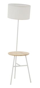 LAMPADA DA TERRA TABLE BIANCA CM 40X46X163