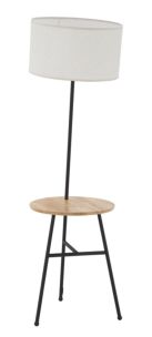 LAMPADA DA TERRA TABLE NERA CM 40X46X163