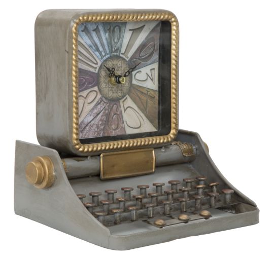 OROLOGIO MACCHINA DA SCRIVERE CM 22X18X20