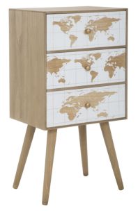 CASSETTIERA WHITE WORLD CM 39X29X74