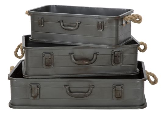CONTENITORI INDUSTRY SET 3PZ CM 70,5X40,5X15,5-60X34,5X15,5-50,5X28X15,5