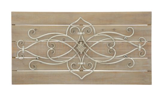 PANNELLO IN FERRO E LEGNO WOODY -B- CM 52,5X4,45X99,5