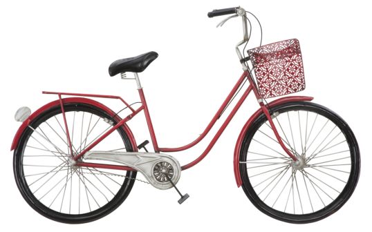 PANNELLO IN FERRO WOMAN BIKE CM 96X6X60