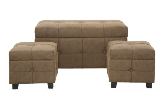 PUFF/CONTENITORI DENVER TRIS CM 80X40X44-34X34X33