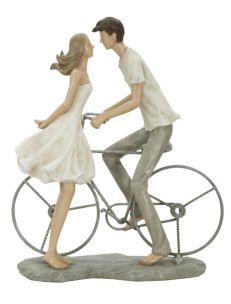 COPPIA LOVE BICICLETTA CM 25X11,5X29,5