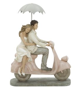 COPPIA LOVE MOTO CM 21,5X9X27