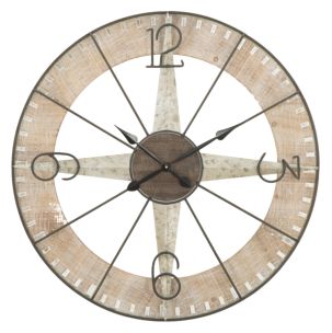 OROLOGIO DA MURO ROSA DEI VENTI CM Ø 90X6