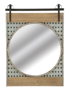 SPECCHIO DA MURO WEST CM 63,5X4X89 (MISURA SPECCHIO Ø CM 57)