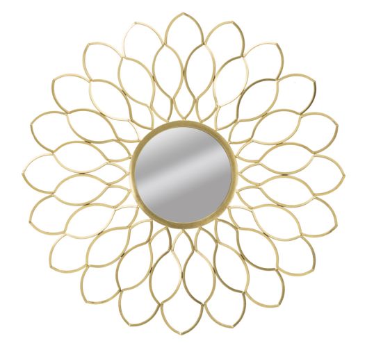 SPECCHIO GLAM MARGERITE CM Ø 97X5(MISURA SPECCHIO CM Ø 29)