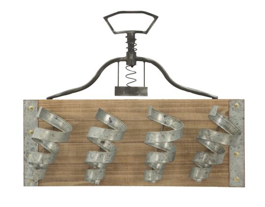 P/BOTTIGLIE DA MURO SCREW CM 60,5X11,5X48,5