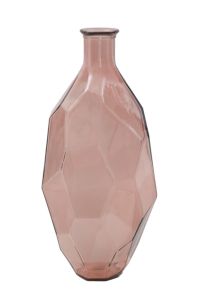 VASO STONE TALL VETRO RICICLATO ROSA CM Ø 29X59 (MADE IN SPAIN)
