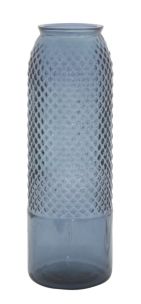 VASO VETRO RICICLATO BOLT LIGHT CM Ø 15X45 MIN 2 (MADE IN SPAIN)