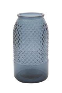 VASO VETRO RICICLATO BOLT LIGHT CM Ø 18X28 MIN 2 (MADE IN SPAIN)