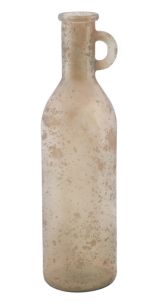 VASO VETRO RICICLATO CREAM CM Ø 13X50 (MADE IN SPAIN)