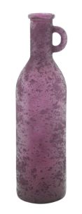 VASO VETRO RICICLATO BORDEAUX CM Ø 13X50 (MADE IN SPAIN)