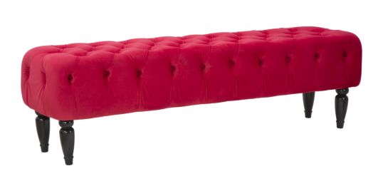 PUFF CHANTAL BORDEAUX CM 149,5X40,5X43