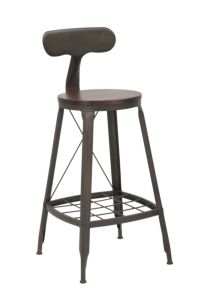SGABELLO BAR HARLEM ROD CM 41X44X92 (ALTEZZA SEDUTA CM 68)