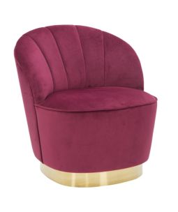 POLTRONA SOPY BORDEAUX CM 67X71X70