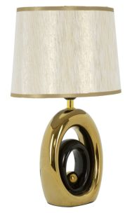 LAMPADA DA TAVOLO CERAMICA GLAM OVAL