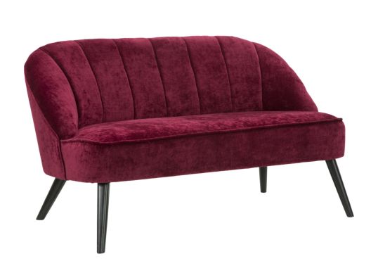 DIVANETTO SHELL BORDEAUX CM 126X72X72