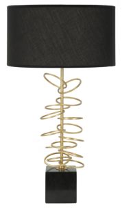 LAMPADA DA TAVOLO GLAM RINGS CM Ø 35X62