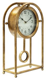 OROLOGIO DA TAVOLO GLAM PENDOL CM 24,7X12,5X43,5