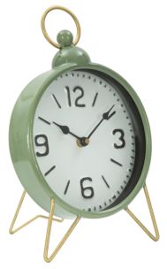 OROLOGIO DA TAVOLO GLAM VERDE CM 20X5,5X32,5 MIN 2