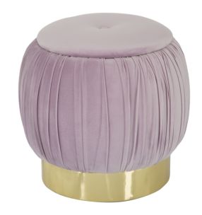 PUFF/CONTENITORE PARIS ROSA CM Ø 41X41