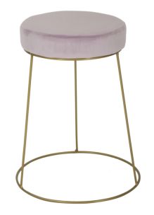 SGABELLO RING ROSA CM Ø 43X54