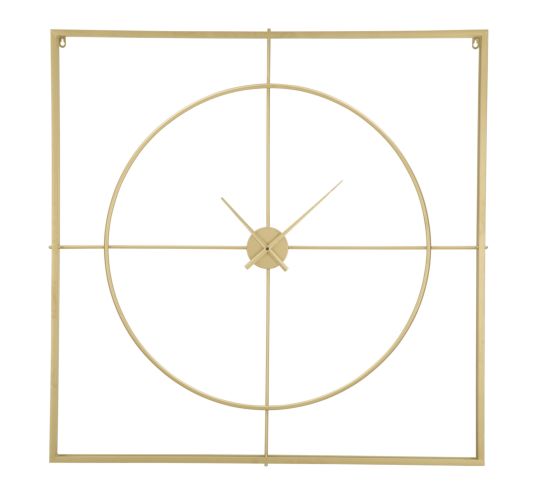 OROLOGIO DA MURO SIMPLY GLAM QUADRATO CM 105X6X105