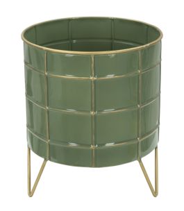 VASETTO GLAM VERDE CM Ø 20,5X24 MIN 2