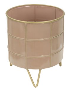 VASETTO GLAM ROSA CM Ø 16,5X19 MIN 2