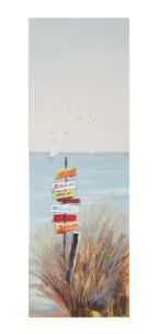 DIPINTO SU TELA BEACH -B- CM 30X3X90 MIN 2