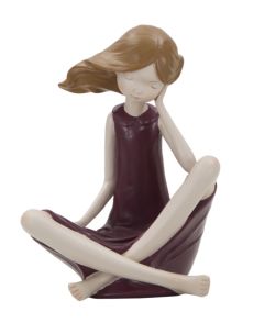 STATUETTA DOLLY SEDUTA -A- CM 13X11,5X18 MIN 2